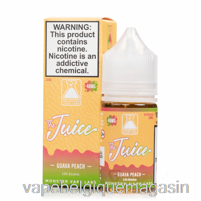Vape Jetable Goyave Pêche - Le Jus Sels - 30ml 48mg